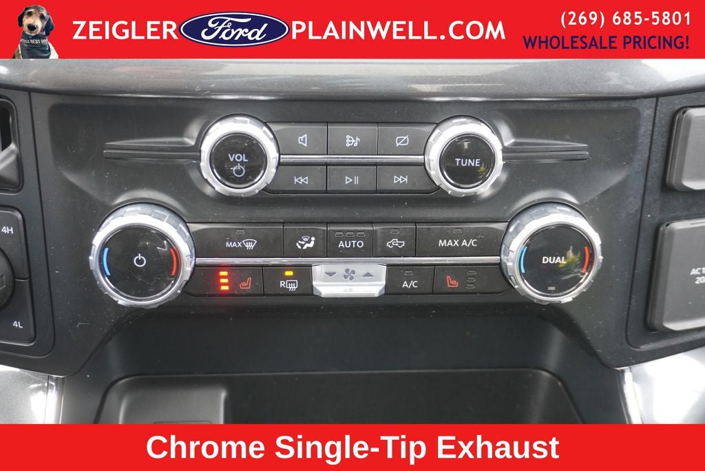 2023 Ford F-150 XLT HYBRID TWIN PANEL ROOF 20 ' BLACK ALLOYS REAR SLID