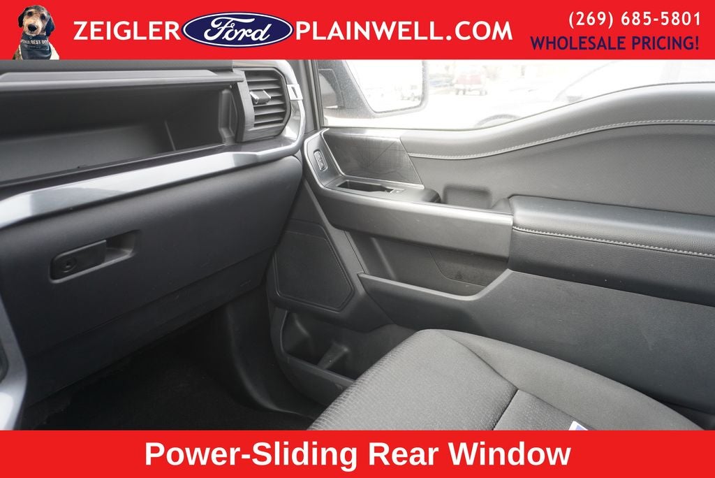 2023 Ford F-150 XLT HYBRID TWIN PANEL ROOF 20 ' BLACK ALLOYS REAR SLID