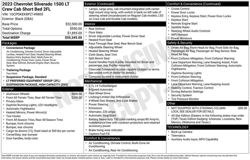 2023 Chevrolet Silverado 1500 LT