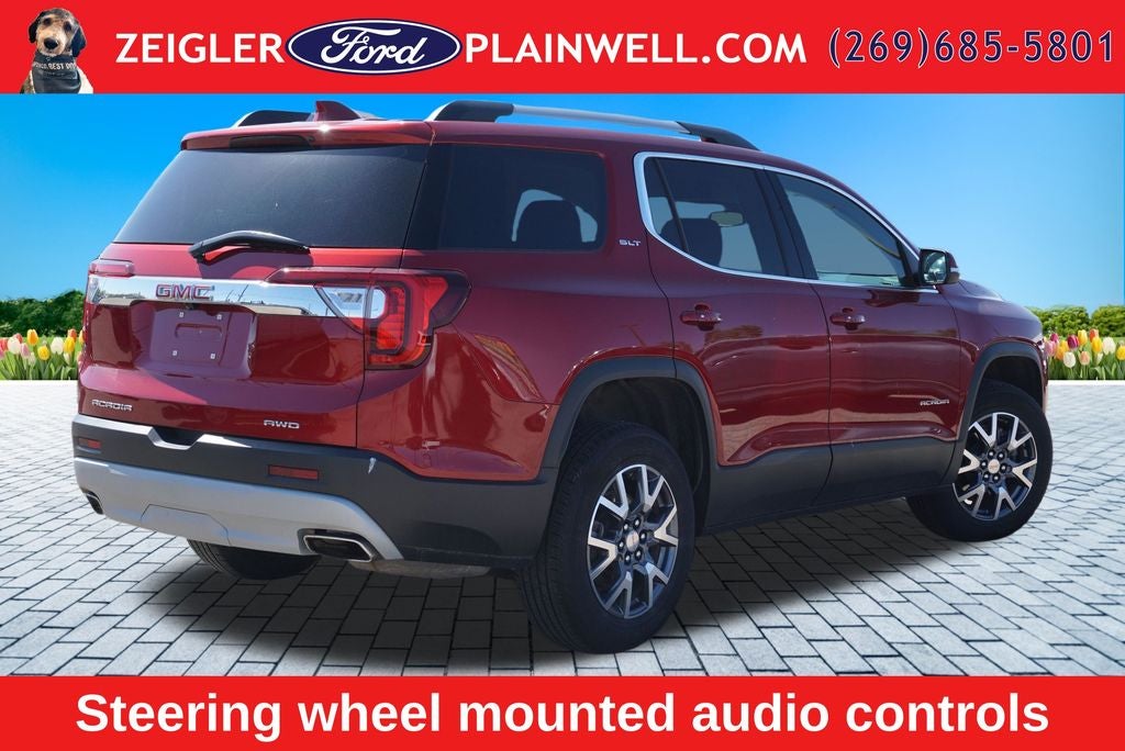 2023 GMC Acadia SLT HD CAMERA LANE KEEPING BLIS 3RD ROW SEAT 4X4