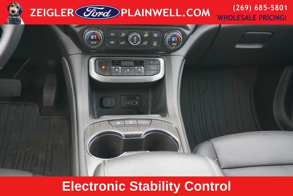 2023 GMC Acadia SLT AWD V6 Heated Leather 3 Row Seat Rear Camera Prote