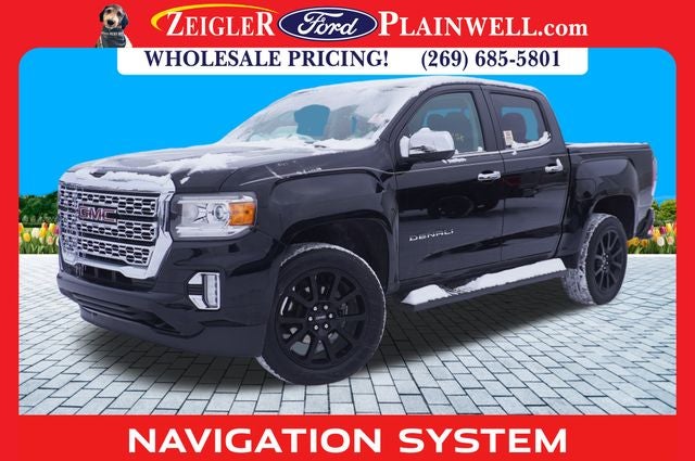 2022 GMC Canyon Denali Black Edtion Crew Cab 4x4 V6 Leather Trailer Pkg R