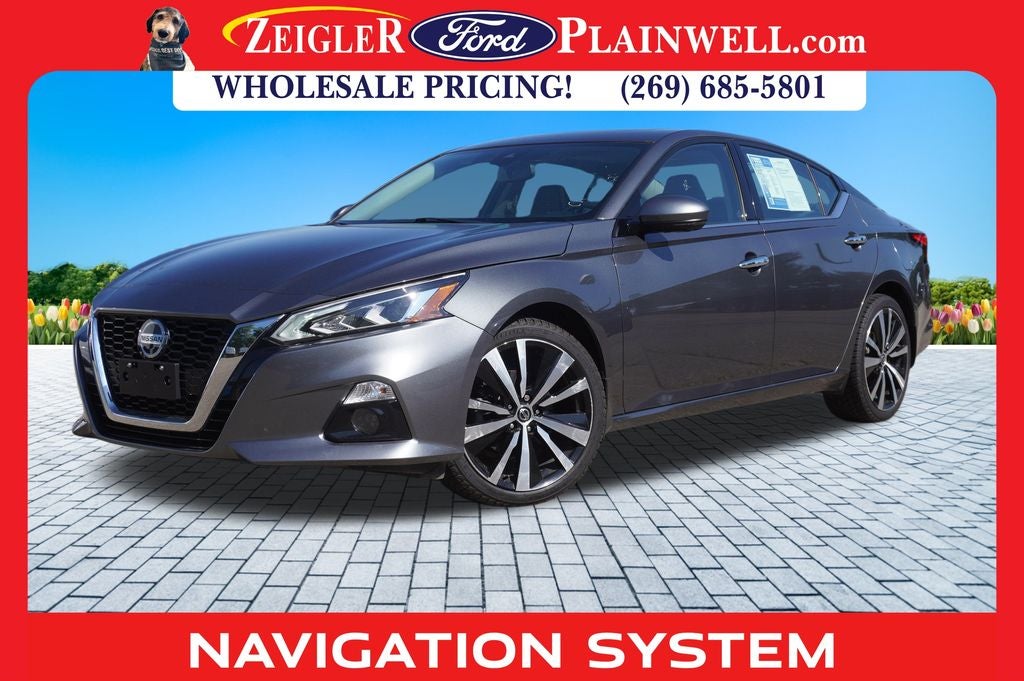 2019 Nissan Altima 2.5 Platinum AWD NAV Heated Leather Heated Steering Power Moonr