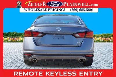 2019 Nissan Altima 2.5 Platinum AWD NAV Heated Leather Heated Steering Power Moonr