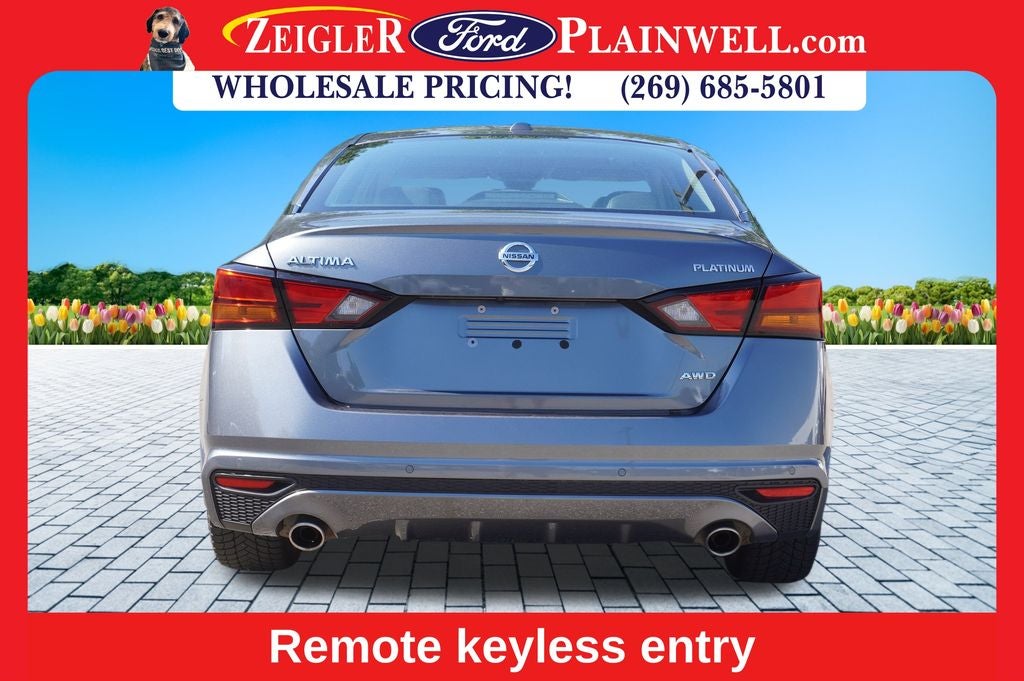 2019 Nissan Altima 2.5 Platinum AWD NAV Heated Leather Heated Steering Power Moonr