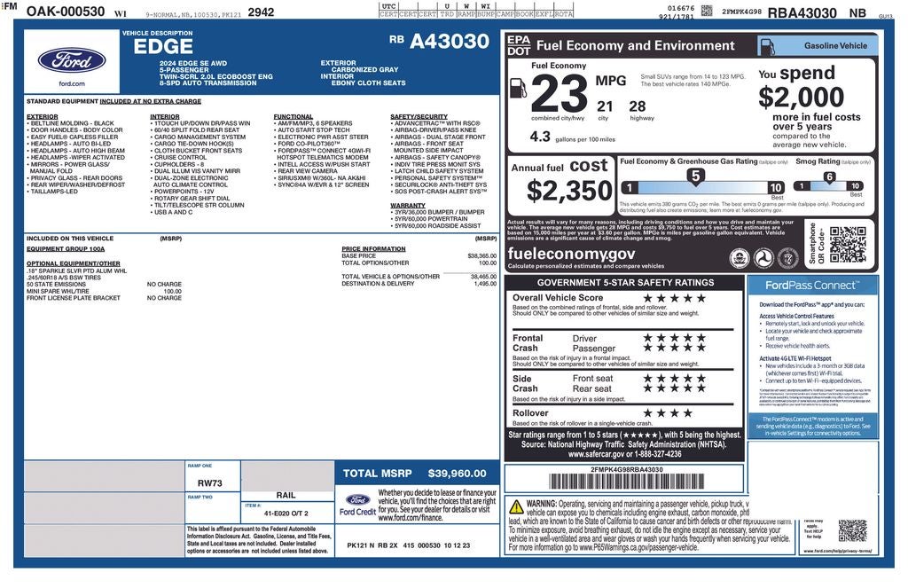 2024 Ford Edge SE