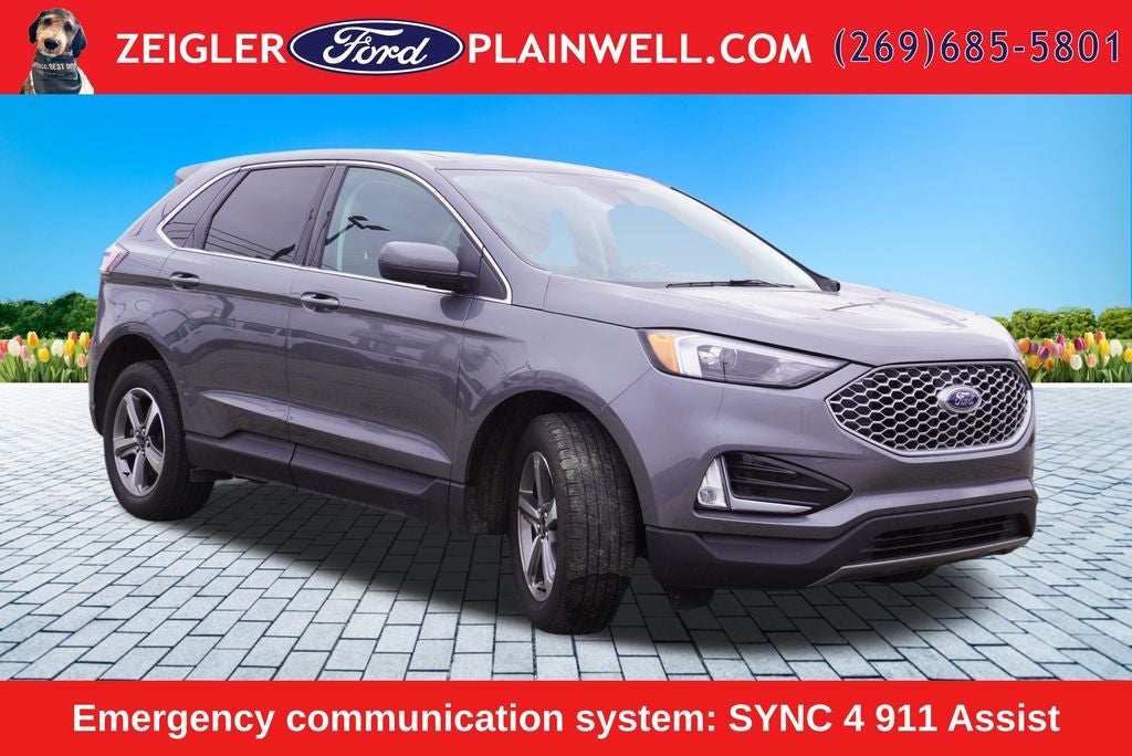 2024 Ford Edge SEL AWD Panoramic Vista Roof Heated Leather & Steering