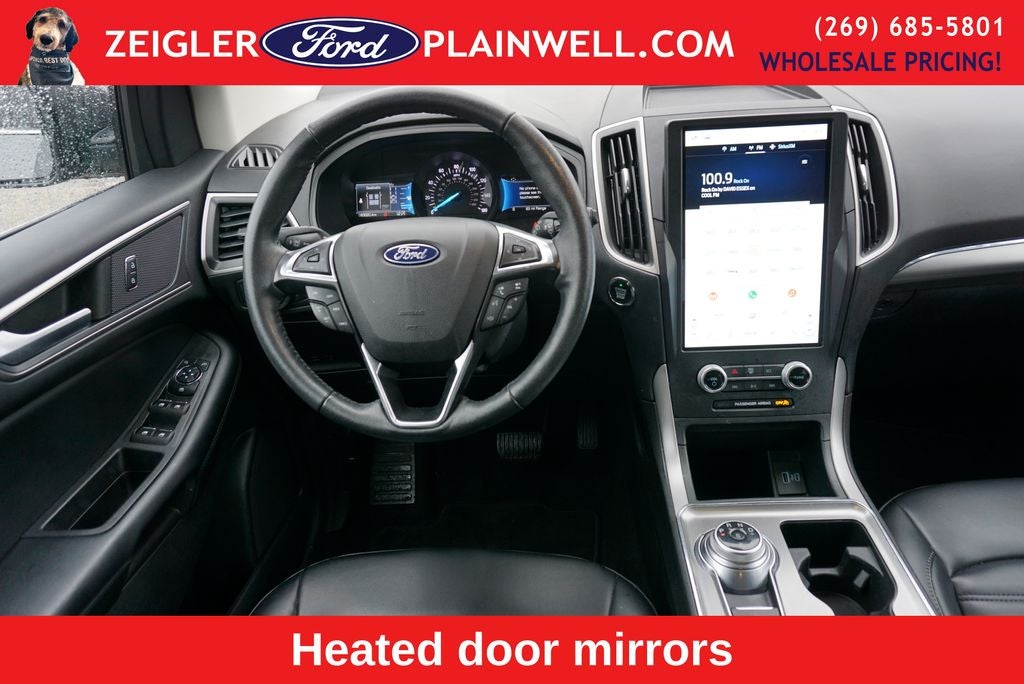 2022 Ford Edge SEL AWD Leather Rear Camera Power Seat Alloys