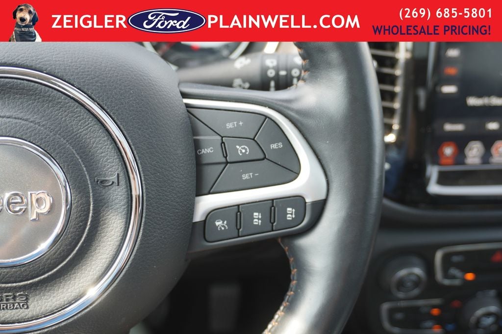 2021 Jeep Compass Limited 4x4 Leather Power Moonroof