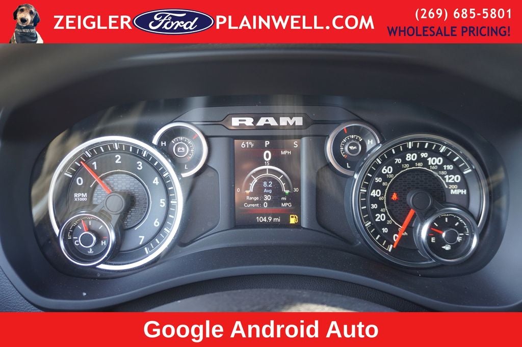 2023 RAM 3500 Tradesman CREW CAB 4X4 6.4L V8 REAR TOPPER