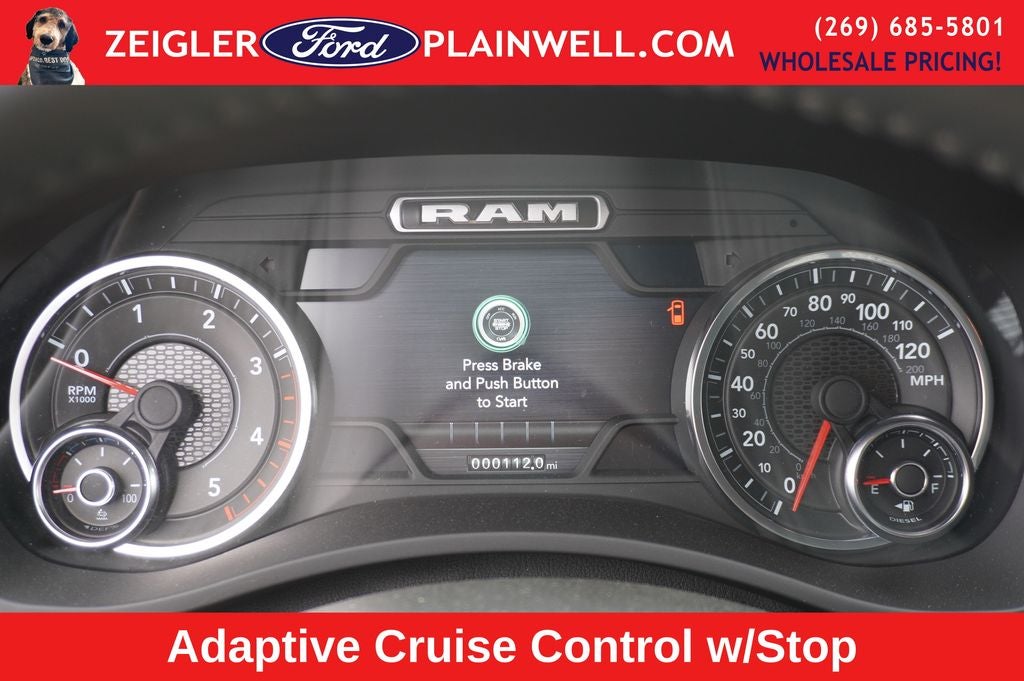 2024 RAM 3500 Tradesman CREW CAB 4X4 CUMMINGS TURBO DIESEL NAVIGATION