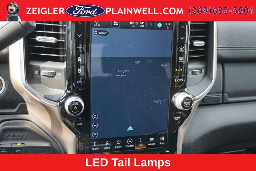 2024 RAM 2500 Laramie Crew Cab 4x4 Cummings Turbo Diesel Leather Rear Ca