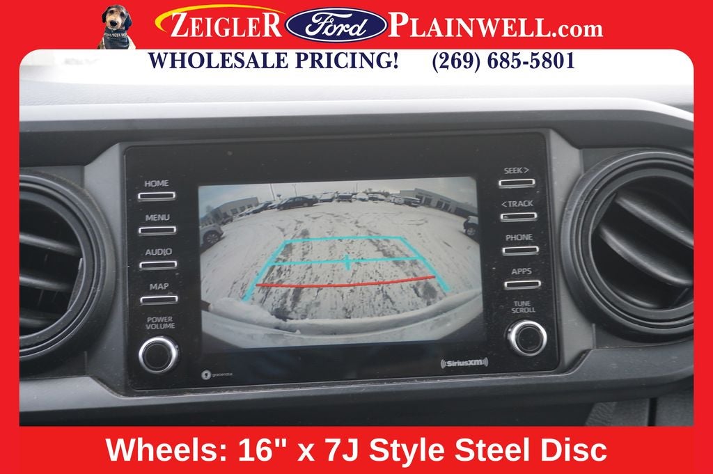 2021 Toyota Tacoma SR Access Cab Work Truck Rear Camera & Rear Topper