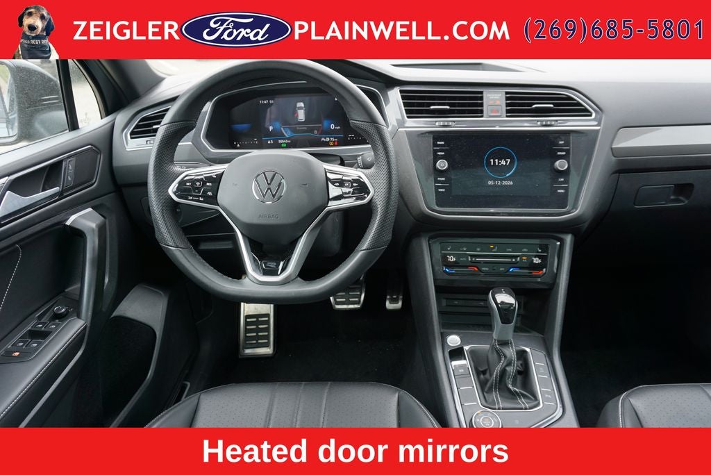 2023 Volkswagen Tiguan 2.0T SE R-Line Black AWD HEATED LEATHER POWER MOONROOF