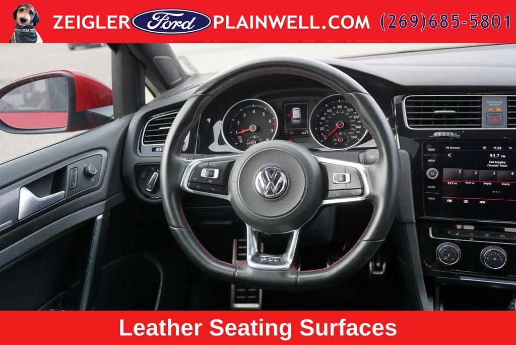 2020 Volkswagen Golf GTI 2.0T SE GTI Hatchback Panoramic Roof Leather 6 Speed Manua