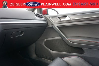 2020 Volkswagen Golf GTI 2.0T SE GTI Hatchback Panoramic Roof Leather 6 Speed Manua