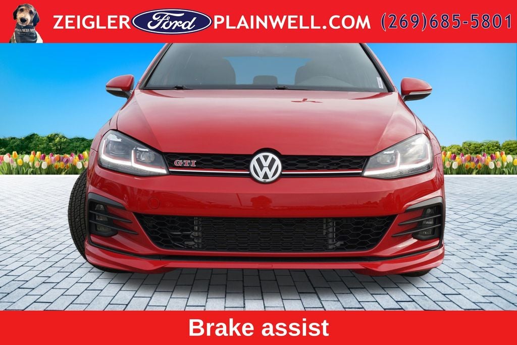 2020 Volkswagen Golf GTI 2.0T SE GTI Hatchback Panoramic Roof Leather 6 Speed Manua