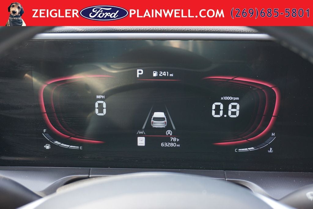 2025 Kia Telluride S AWD Power Moonroof Navigation Heated Leather