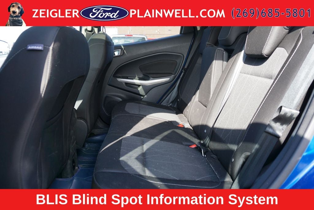 2018 Ford EcoSport SE Rear Camera