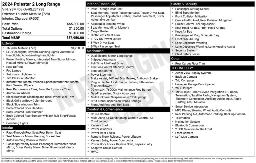 2024 Polestar 2 Long Range Dual Motor