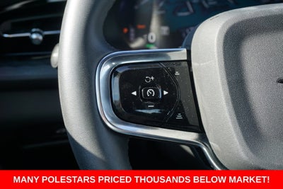 2024 Polestar 2 Long Range Dual Motor AWD Pilot Pkg Heated Seats Navigation Rear Camera