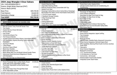 2024 Jeep Wrangler 4-Door Sahara 4x4