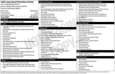 2025 Jeep Grand Cherokee Limited 4x4