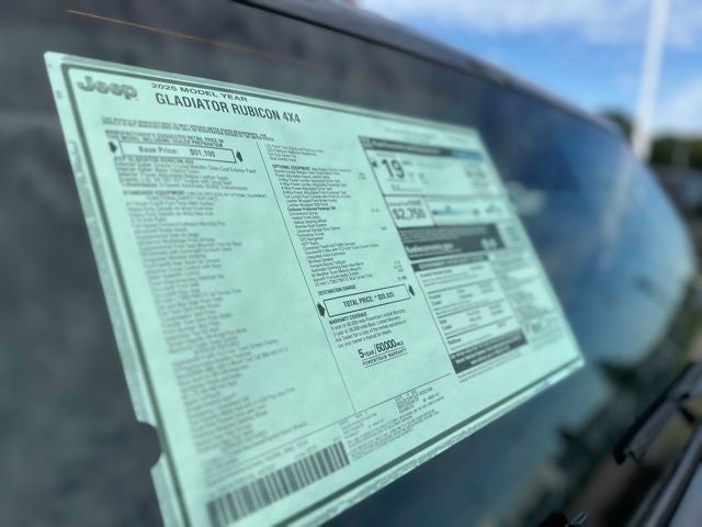 2025 Jeep Gladiator GLADIATOR RUBICON 4X4