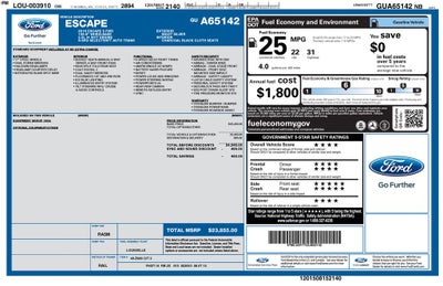 2016 Ford Escape S