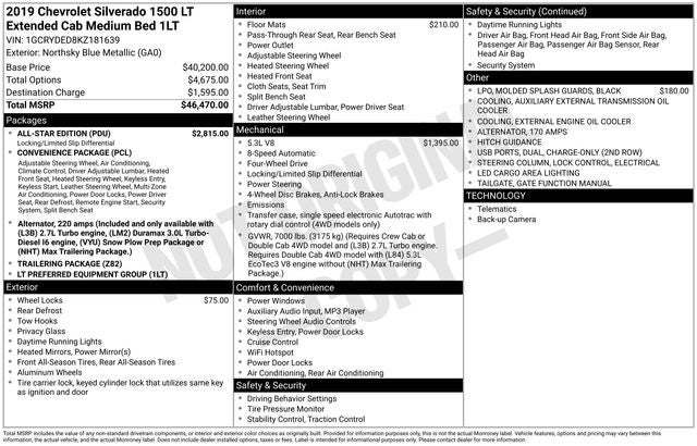 2019 Chevrolet Silverado 1500 LT