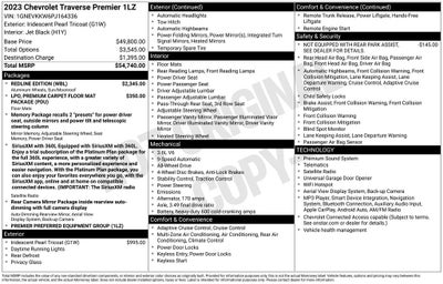 2023 Chevrolet Traverse Premier