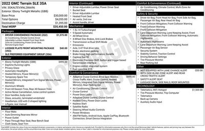 2022 GMC Terrain SLE