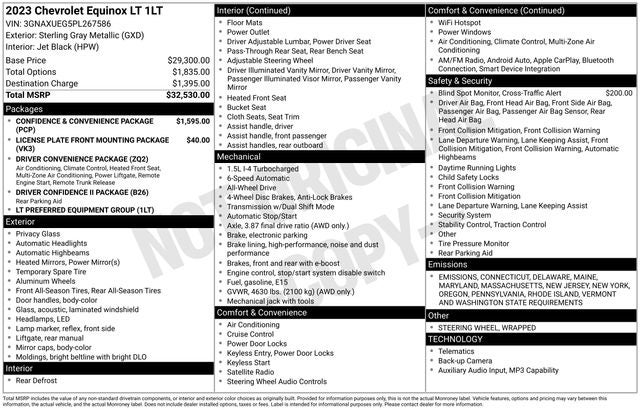 2023 Chevrolet Equinox AWD LT