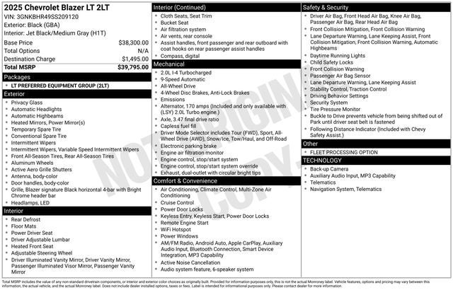 2025 Chevrolet Blazer LT
