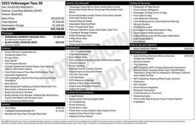 2023 Volkswagen Taos 1.5T SE