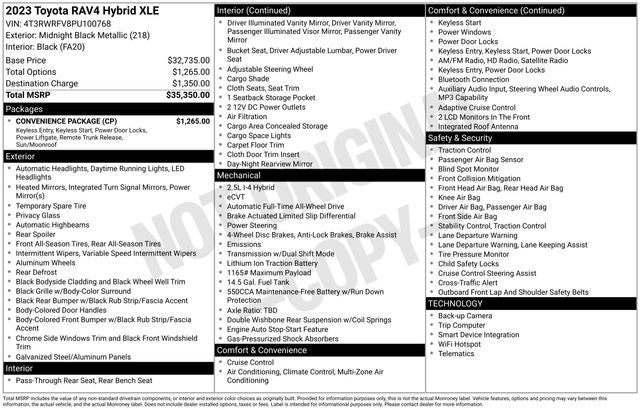 2023 Toyota RAV4 Hybrid XLE