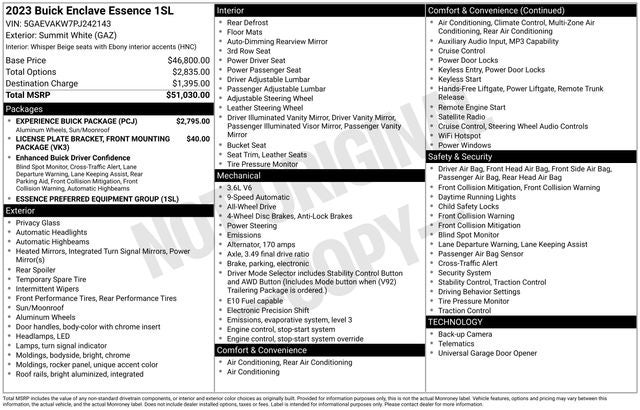 2023 Buick Enclave Essence