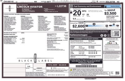 2025 Lincoln Aviator Black Label