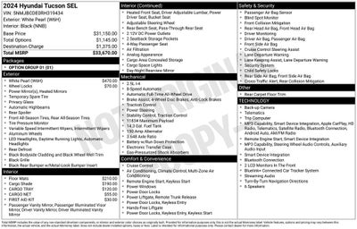 2024 Hyundai Tucson SEL