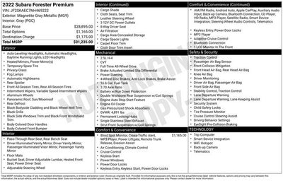 2022 Subaru Forester Premium