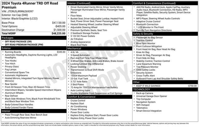2024 Toyota 4Runner TRD Off-Road Premium