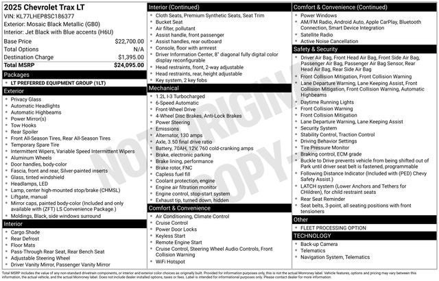 2025 Chevrolet Trax LT